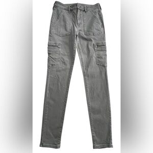 American Eagle Outfitters NE(X)T Level Stretch Gray Hi-Rise Jegging, Size 6